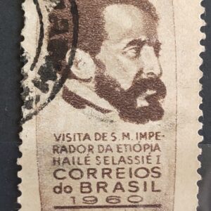 C 456 Selo Imperador da Etiopia Haile Selassie 1961 Circulado 3