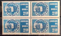 C 457 Selo Cinquentenario dos Colegios Sacre Coeur de Marie Educacao 1961 Quadra 1