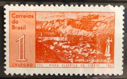 C 462 Selo Aniversario Cidade de Ouro Preto 1961 2