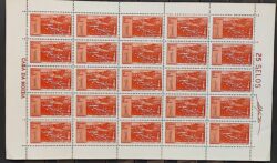 C 462 Selo Aniversario Cidade de Ouro Preto 1961 Folha