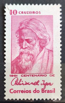 C 465 Selo Centenario Poeta India Rabindranath Tagore 1961 1