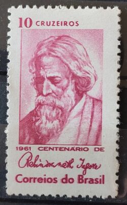 C 465 Selo Centenario Poeta India Rabindranath Tagore 1961 2