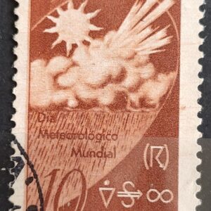 C 469 Selo Meteorologia 1962 Circulado 1