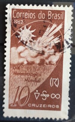 C 469 Selo Meteorologia 1962 Circulado 3
