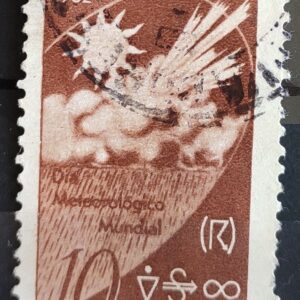 C 469 Selo Meteorologia 1962 Circulado 3