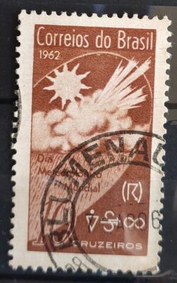 C 469 Selo Meteorologia 1962 Circulado 4