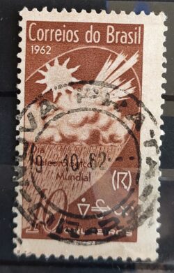 C 469 Selo Meteorologia 1962 Circulado 5