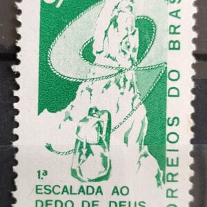 C 470 Selo Cinquentenario Escalada ao Dedo de Deus Alpinismo 1962