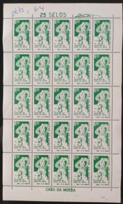 C 470 Selo Cinquentenario Escalada ao Dedo de Deus Alpinismo 1962 Folha.jpg