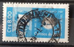 C 471 Selo Cinquentenario da Cura da Leishmaniose Gaspar Viana Ciencia Saude 1962 Circulado 7