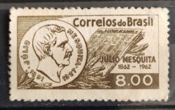 C 475 Selo Centenario Julio Mesquita Advogado Jornalista 1962 4