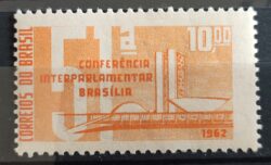 C 477 Selo Conferencia Mundial Interparlamentar Brasilia 1962 1