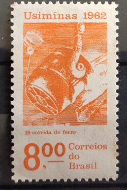 C 478 Selo Usiminas Corrida do Ferro Minerio Economia 1962 1