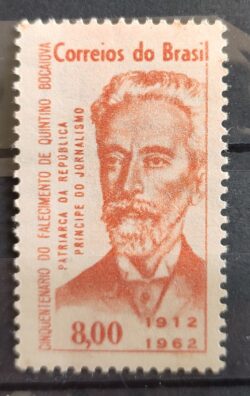 C 482 Selo Cinquentenario Quintino Bocaiuva Personalidade 1962 1