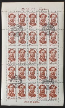 A 109 Selo Aereo Mariz e Barros 1966 Folha CPD Guanabara