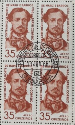 A 109 Selo Aereo Mariz e Barros 1966 Quadra CPD Guanabara