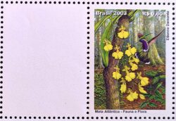 C 2541 Selo Personalizado Mata Atlântica 2003 Vinheta Branca