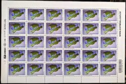 C 3078 Selo Banco Caixa Economica Federal Mapa Economia 2011 Folha