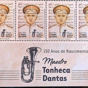 C 3987 Selo Maestro Tonheca Dantas Musica Bombardino 2021 4 Selos Com Vinheta