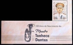 C 3987 Selo Maestro Tonheca Dantas Musica Bombardino 2021 Com Vinheta