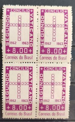 C 486 Selo Concilio Ecumenico Vaticano Religiao 1963 Quadra 2