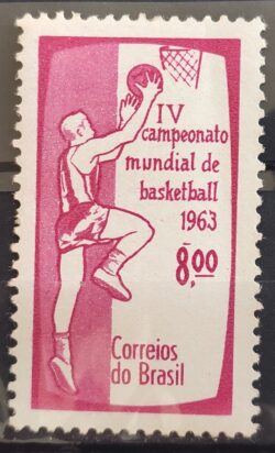 C 488 Selo Campeonato Mundial de Basquete 1963 MH