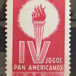 C 489 Selo Jogos Panamericanos Sao Paulo Fogo 1963 1