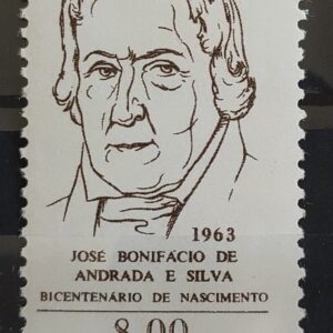 C 491 Selo Jose Bonifacio Personalidade Historia 1963 1