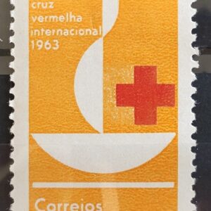 C 493 Selo Centenario da Cruz Vermelha Saude 1963 1