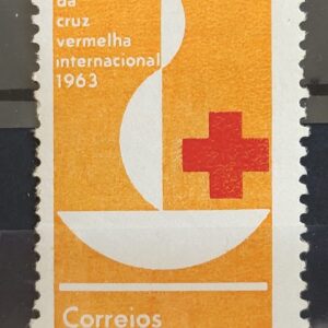 C 493 Selo Centenario da Cruz Vermelha Saude 1963 2