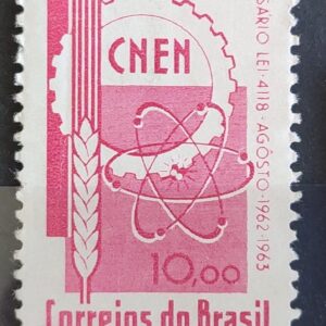 C 495 Selo Atomos para o Desenvolvimento CNEM 1963 1