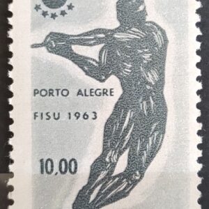 C 496 Selo Jogos Universitarios Educacao Esporte 1963 1