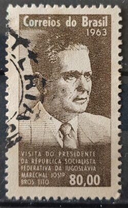 C 497 Selo Presidente da Iugoslavia Tito Personalidade 1963 3