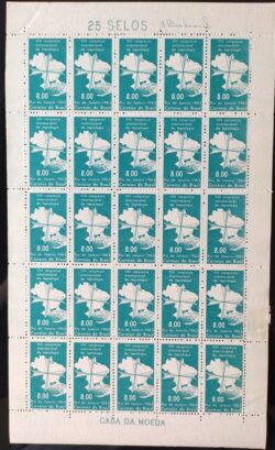 C 498 Selo Congresso Internacional de Hanseniase Mapa Saude 1963 Folha