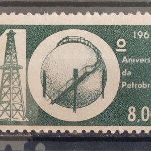 C 499 Selo Aniversario da Petrobras Energia Petroleo 1963 2