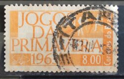 C 500 Selo Jogos da Primavera Arco e Flecha 1963 Circulado 3