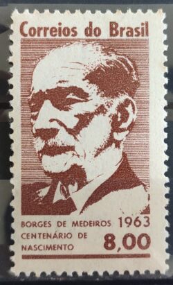 C 502 Selo Borges de Medeiros Politico Rio Grande do Sul 1963 1