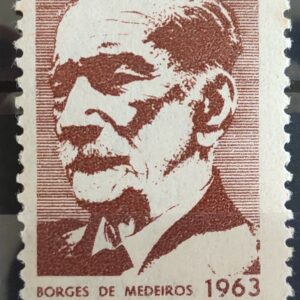 C 502 Selo Borges de Medeiros Politico Rio Grande do Sul 1963 1