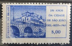 C 503 Selo Aniversario de Sao Joao del Rei Ponte Arquitetura 1963 1