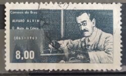 C 504 Selo Centenario Medico Alvim Saude 1963 Circulado 4
