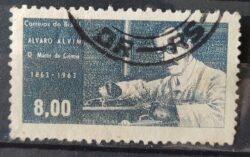 C 504 Selo Centenario Medico Alvim Saude 1963 Circulado 6