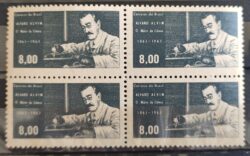 C 504 Selo Centenario Medico Alvim Saude 1963 Quadra