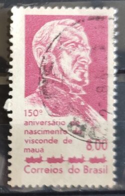 C 505 Selo Visconde de Maua Empresario Economia 1963 Circulado 1