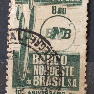 C 506 Selo Aniversario do Banco do Nordeste BNB Economia Cacto 1964 2
