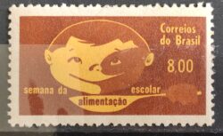 C 509 Selo Semana da Alimentacao Escolar Saude Educacao Crianca 1964 1