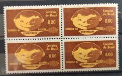 C 509 Selo Semana da Alimentacao Escolar Saude Educacao Crianca 1964 Quadra 2
