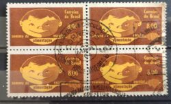 C 509 Selo Semana da Alimentacao Escolar Saude Educacao Crianca 1964 Quadra CPD