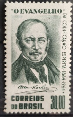 C 511 Selo Centenario da Codificacao Espirita Allan Kardec Espiritismo Religiao 1964