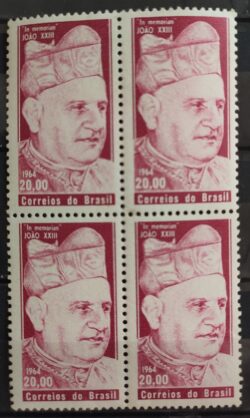 C 513 Selo Papa Joao XXIII Religiao Personalidade 1964 Quadra