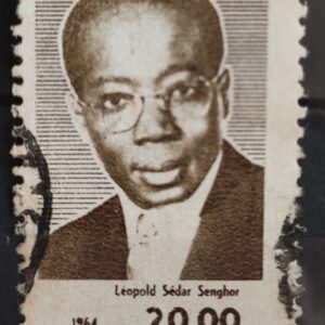 C 514 Selo Presidente do Senegal Leopold Sedar Senghor Personalidade 1964 Circulado 1